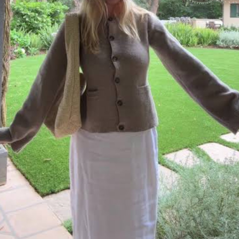 Jenni Kayne Cooper Cardigan in Taupe size Large - Picture 11 of 11